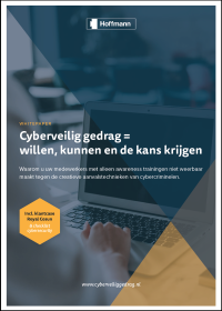 Cover Whitepaper: Cyberveilig gedrag: willen, kunnen en de kans krijgen