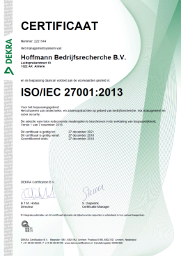 ISO certificaat